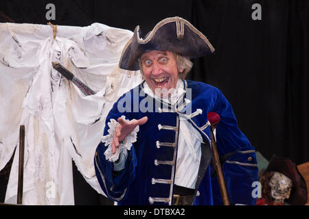 New York, NY, 31 October 2013. A man wears a Captain Hook costume