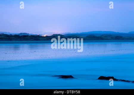 The West Sands and Links at Dusk St Andrews Fife Scotland Stock Photo