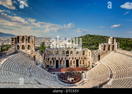 The Odeon of Herodes Atticus also known as Herodeon (161 AD), Greece Stock Photo