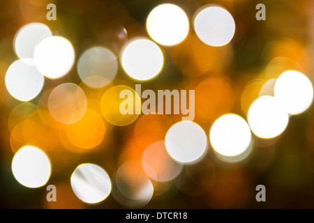 Out of focus Christmas lights Stock Photo