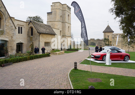 New Audi dealership cars Stock Photo