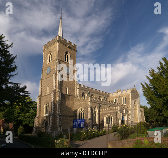 Church of St. Mary the Virgin, Ware, Hertfordshire, United Kingdom. Stock Photo