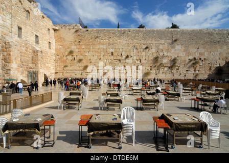 Waling wall ,Jerusalem, Israel Stock Photo