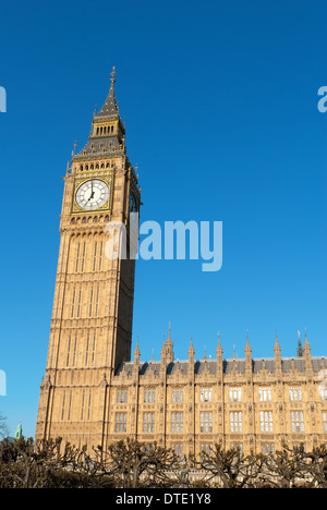 The Elizabeth Tower, known as Big Ben,  in London Stock Photo