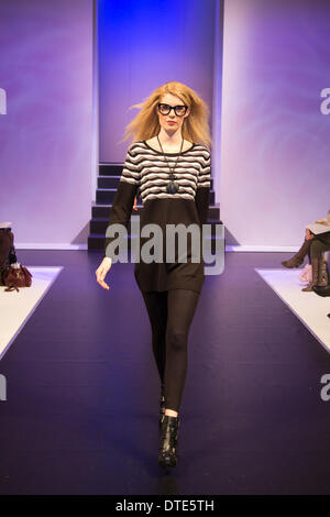 Women's wear fashion show at MODA fashion show at the NEC in Birmingham ...