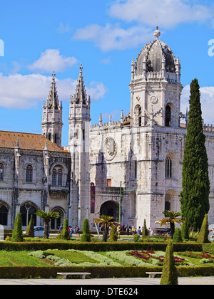 The Hieronymites Monastery in Belem, Lisbon, Portugal Stock Photo