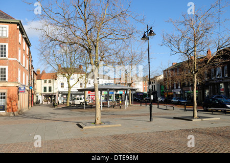 Retford Town Square ,North Nottinghamshire, England ,UK Stock Photo - Alamy