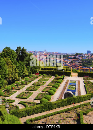 Jardins do Palacio de Cristal - Palacio de Cristal Gardens in Porto, Portugal Stock Photo