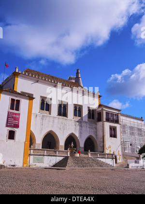 Palacio Nacional de Sintra - National Palace in Sintra, Portugal Stock Photo