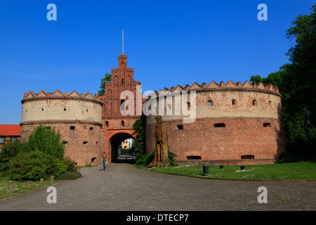 Salzwedeler Tor, town gate, Gardelegen, Altmark, Sachsen-Anhalt, Germany, Europe Stock Photo