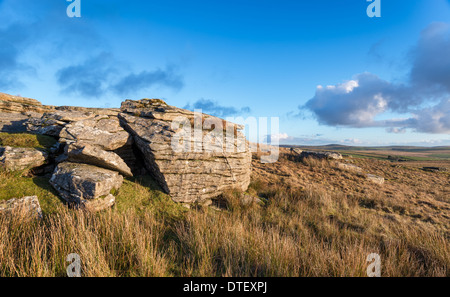 Alext Tor on Bodmin Moor in Cornwall Stock Photo