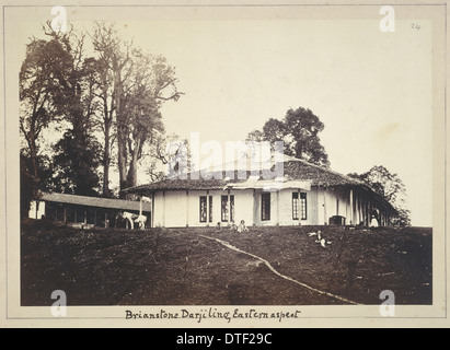 Photograph of Hodgson's bungalow in Darjeeling, c. 1850 Stock Photo