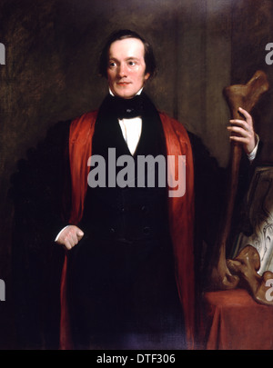 Sir Richard Owen (1804-1892) painted in 1844 Stock Photo