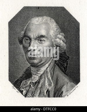 Georges-Louis Leclerc, Comte de Buffon (1707-1788) Stock Photo