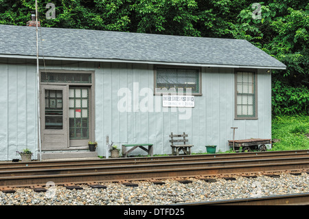 Thurmond Post Office, Thurmond Historic District, West Virginia Stock Photo