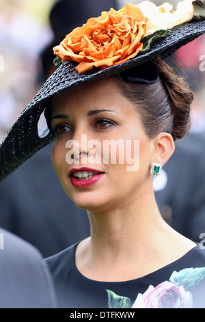 Ascot, United Kingdom, Princess Haya Bint Al Hussein Stock Photo
