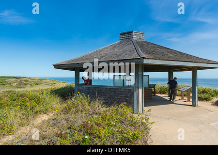 Marconi Site on Marconi beach, Cape Cod Stock Photo