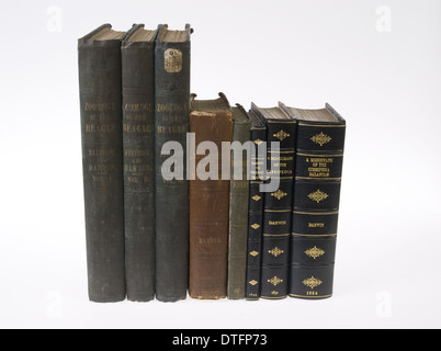 Darwin first editions Stock Photo