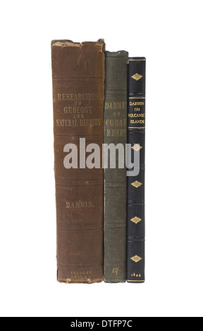 Darwin first editions Stock Photo