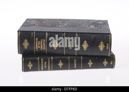 Darwin first editions Stock Photo