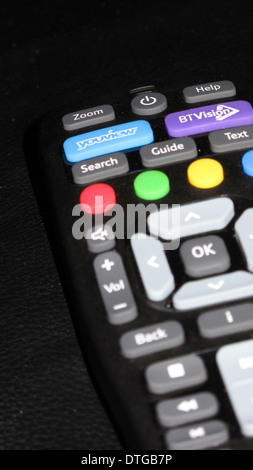 Youview remote control TV handset Stock Photo