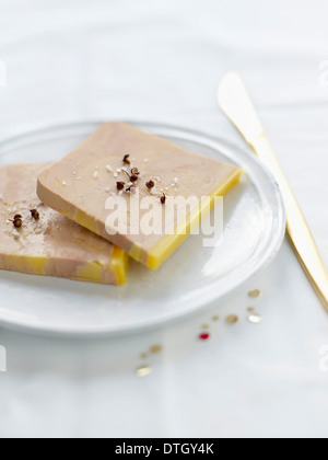 Foie gras terrine Stock Photo