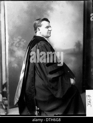 Guy Potter Benton in academic gown 1905 Stock Photo