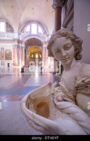 Inside the Basilica of St. Mary of the Angels and the Martyrs Stock Photo