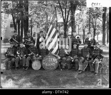 Oxford Citizens' Band 1908 Stock Photo