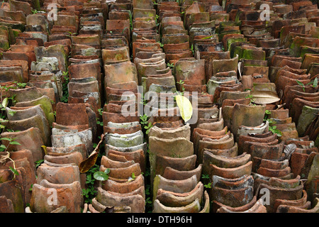 Roof tiles, Nicaragua Stock Photo