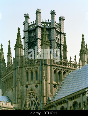 The Octagon on Ely Cathedral Cambridgeshire Stock Photo