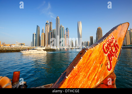 Dubai dhow boat, Marina