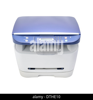 Multifunction printer isolated on white. High quality clipping path included. Stock Photo