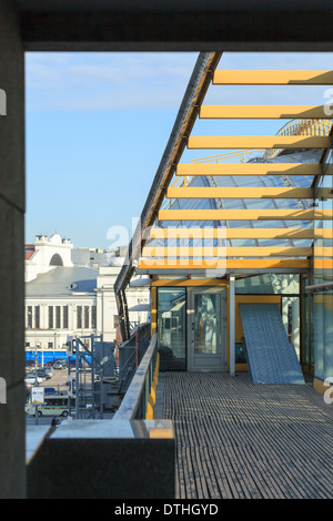 Bogdan Khmelnitsky (Kievsky) Pedestrian Bridge Stock Photo