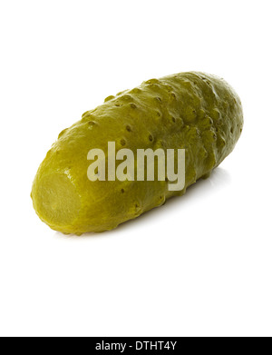 Pickled cucumber isolated on white background Stock Photo