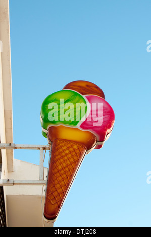 Large Ice Cream Stand Outside Ice Stock Photo 1335408629