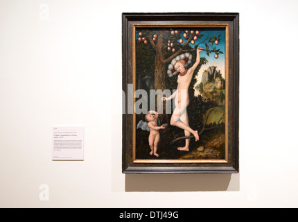 18.2.14, The National Gallery, London, UK. Press View - Strange Beauty: Masters of the German Renaissance Stock Photo