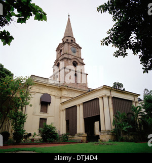 Saint John's Church in Kolkata Calcutta in West Bengal in India in South Asia. History Christian Religion Architecture Building Travel Stock Photo