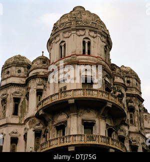 Esplanade Mansions in Kolkata Calcutta in West Bengal in India in South Asia. House Housing Dilapidated Dilapidation Mansion Architecture Travel Stock Photo