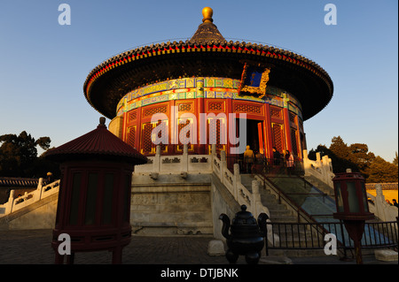 Temple of Heaven Park .' Imperial Vault of Heaven'. Beijing, China Stock Photo