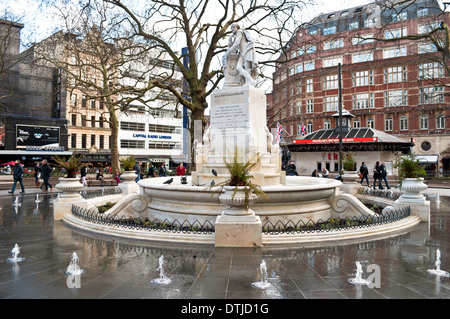 William Shakespeare statue, Leicester Square, London, Uk Stock Photo