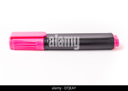 Highlighters / Markers isolated on white backgound Stock Photo