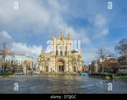 St Anne's Cathedral, also known as Belfast Cathedral, is a cathedral of the Church of Ireland in Donegall Street, Belfast, North Stock Photo