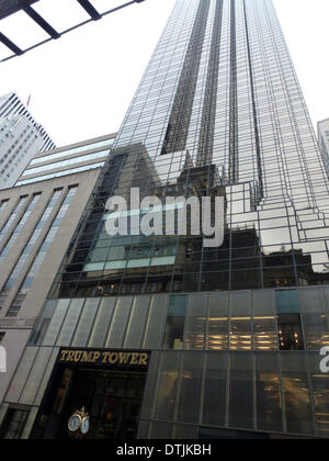 Manhattan, New York City, USA. 18th Aug, 2014. Trump International Hotel and Tower at Columbus Circle in Manhattan, New York City, USA, 18 August 2014. The NYSE is the world's largest stock exchange. Photo: Alexandra Schuler/dpa/Alamy Live News Stock Photo