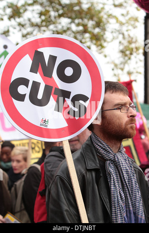 Anti austerity march in London