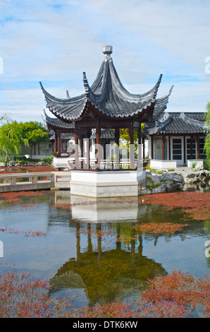 Chinese Garden, Dunedin, New Zealand Stock Photo