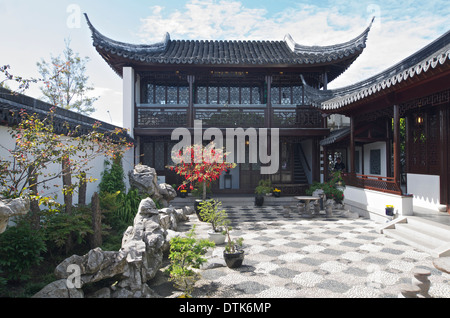 Chinese Garden, Dunedin, New Zealand Stock Photo