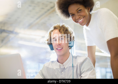 Business people working in office Stock Photo