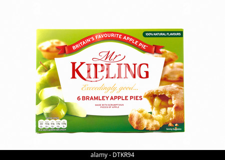 Mr Kipling 6 bramley apple pies Stock Photo