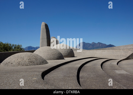 The Afrikaans Language Monument ( Die Afrikaanse Taalmonument) is located in Paarl, Western Cape Province, South Africa. Stock Photo